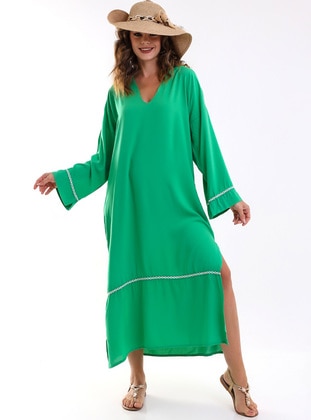 Green - Modest Dress - Ladymina Pijama