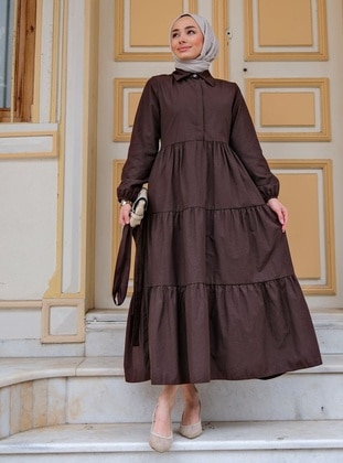 Bitter Chocolate - Modest Dress - Locco Moda