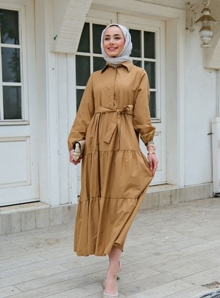Biscuit - Modest Dress - Locco Moda