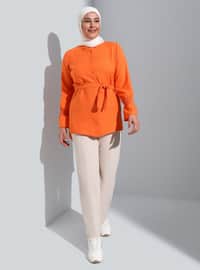 Orange - Plus Size Tunic
