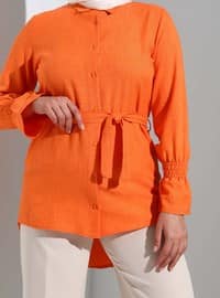 Orange - Plus Size Tunic