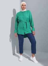 Green - Plus Size Tunic