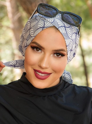 نيلي - حجابات جاهزة - AİŞE TESETTÜR