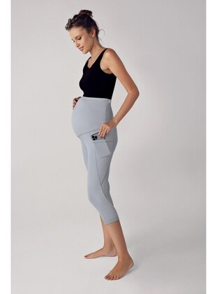 Artış Collection Gray Maternity Leggings