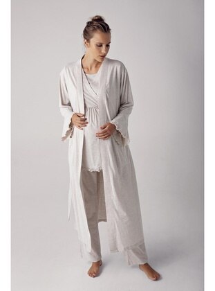 Artış Collection Beige Maternity Pyjamas