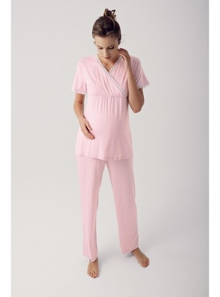 Powder Pink - Maternity Pyjamas - Artış Collection