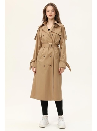 Camel - Trench Coat - Jamila