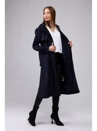 Navy Blue - Trench Coat