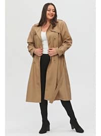Mink - Plus Size Trench coat