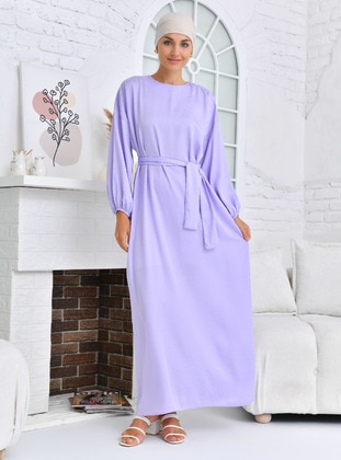 Lilac - Modest Dress - Tuncay