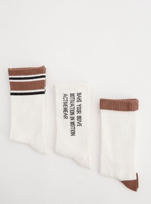 Milky Brown - Socks - MANUKA