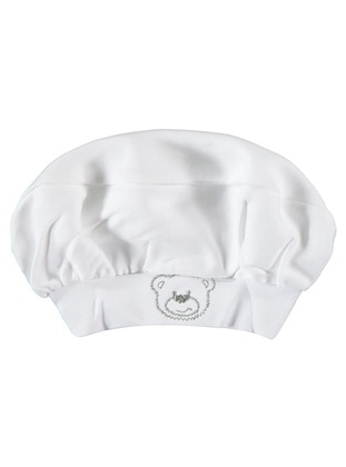 أبيض - قبعات وقبعات صوف أطفال - Civil Baby