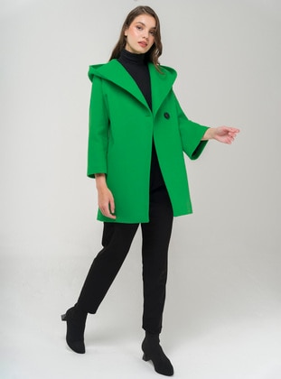 Light Green - Coat - Olcay