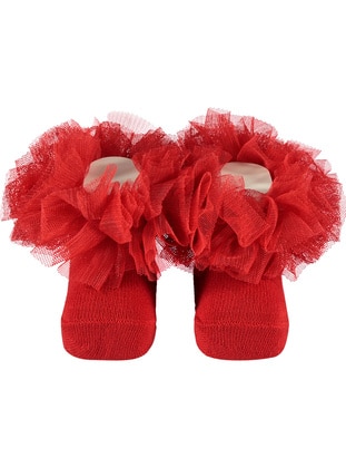 Red - Baby Socks - Minidamla