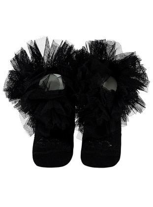 أسود - جوارب للأطفال - Minidamla