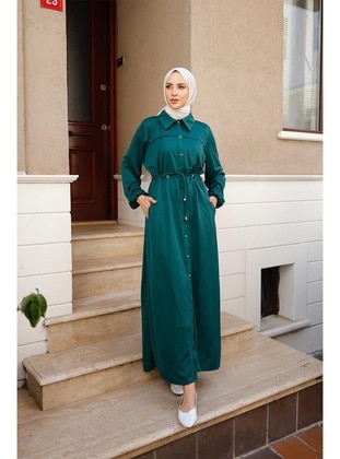 Emerald - Abaya - Burcu Fashion