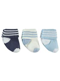 Navy Blue - Baby Socks
