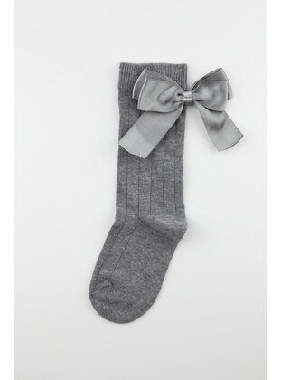 Grey - Girls` Socks - Bross