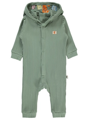 Soft Green - Baby Sleepsuits - Civil Baby