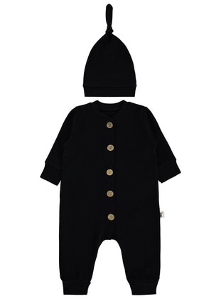 Black - Baby Sleepsuits - Civil Baby