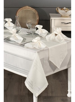 Cream - Dowry Table Linen Sets - Dowry World