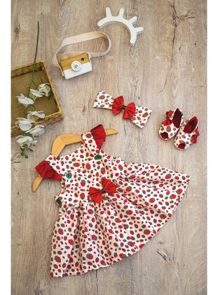 Red - Baby Dress - Sitilin