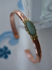 Aventurin Stein Kupfer Armband Kupfer