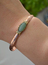 Aventurin Stein Kupfer Armband Kupfer