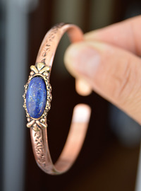 Lapis Lazuli Kupfer Armband Kupfer