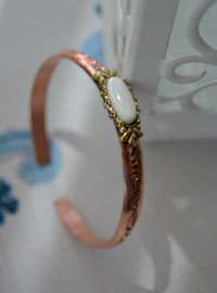 Perlmutt Kupfer Armband Kupfer