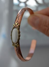 Perlmutt Kupfer Armband Kupfer