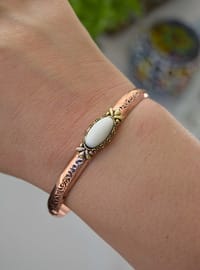 Perlmutt Kupfer Armband Kupfer