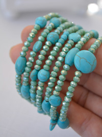 Bracelet Wrap Multicolore