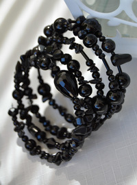 Bracelet Multicolore Perles Noir