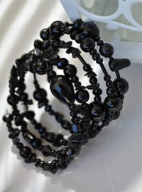 Bracelet Multicolore Perles Noir