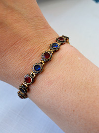 Multi-Colored Stone Bracelet