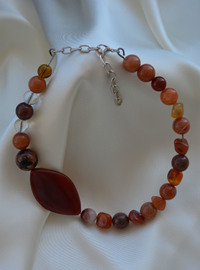 Stone Bead Bracelet Multi Color