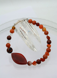 Stone Bead Bracelet Multi Color