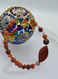 Stone Bead Bracelet Multi Color