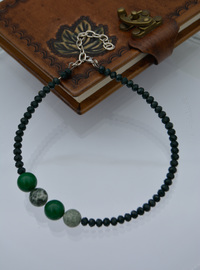 Collier Pierres Naturelles Vert