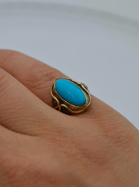 Turquoise Stone Ring Multi Color