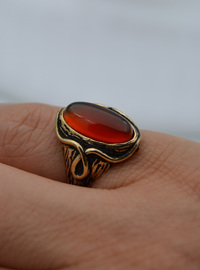 Bague Agate - Multicolore