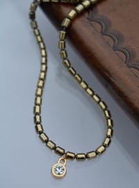 Collier Hématite Multicolore