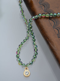 Crystal Quartz Necklace Multi Color