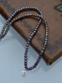 Collier Quartz Cristal 4mm Multicolore