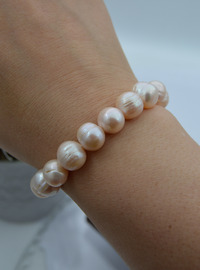 Bracelet Perles Rose