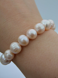 Bracelet Perles Rose