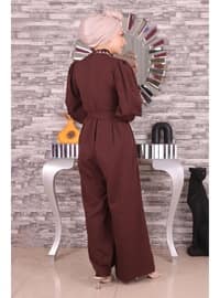 Brown - Evening Jumpsuits