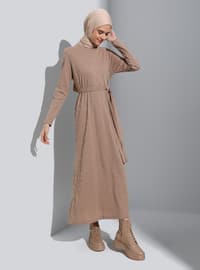 Milky Brown - Modest Dress