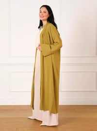 Olive Green - Plus Size Kimono